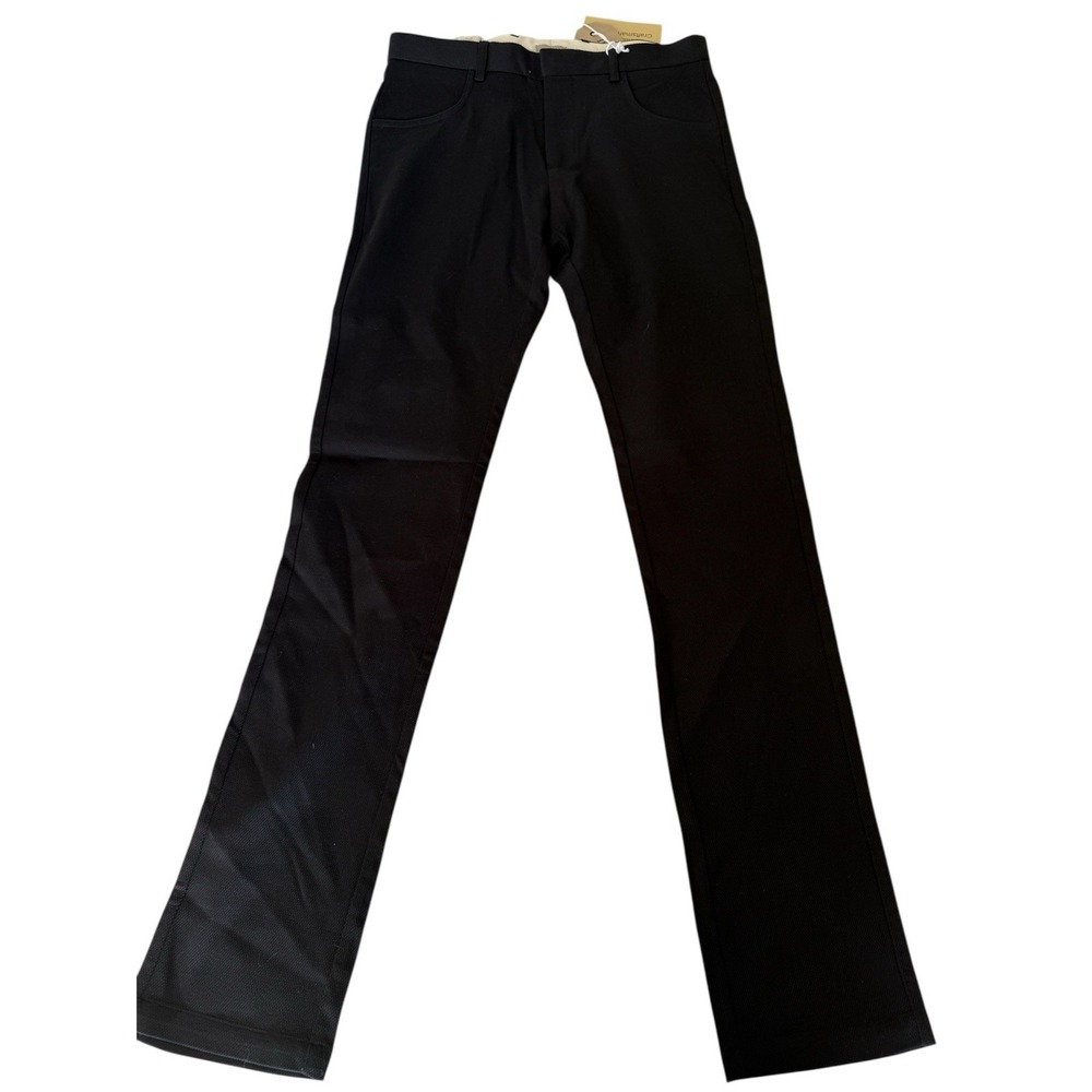 NWT  Stitch Note Mens  Straight Fit Chino‎ Pants 29x32 Black